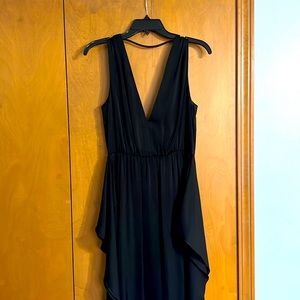 New w/o tags: BCBG silky black formal dress, size 8
